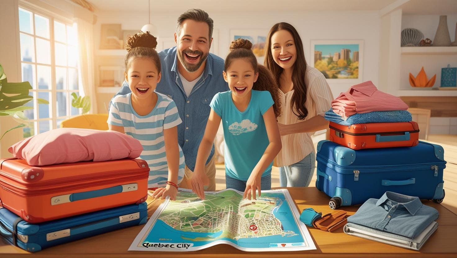 préparation du voyage au québec
