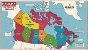 les provinces et territoires avec la plus forte demande de travailleurs à canada (1)