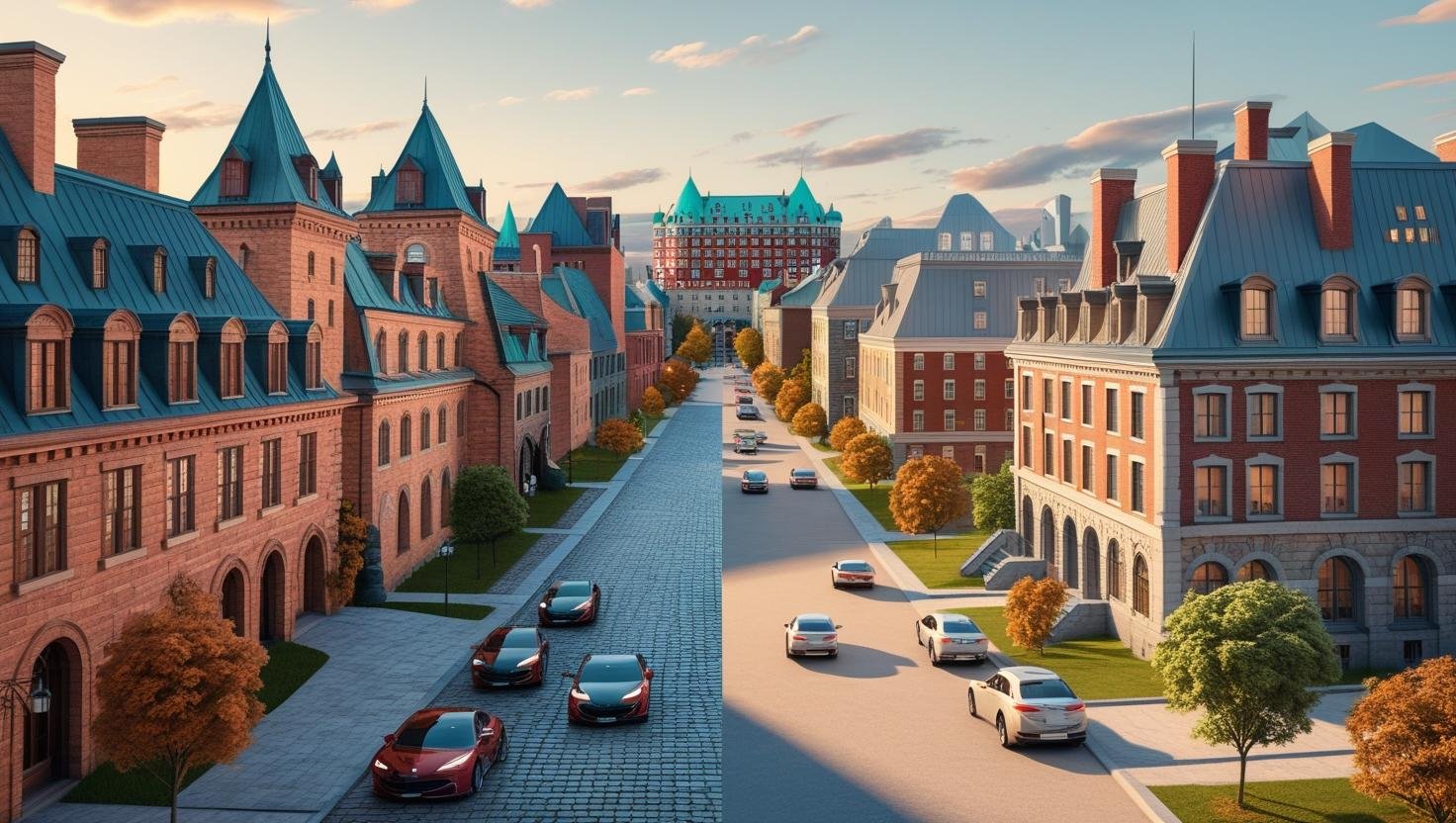 québec entre l'histoire et le présent