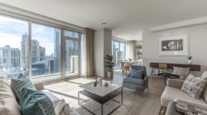 appartement moderne à montréal avec balcon, idéal pour les étudiants ou jeunes professionnels cherchant à louer au québec. (1)