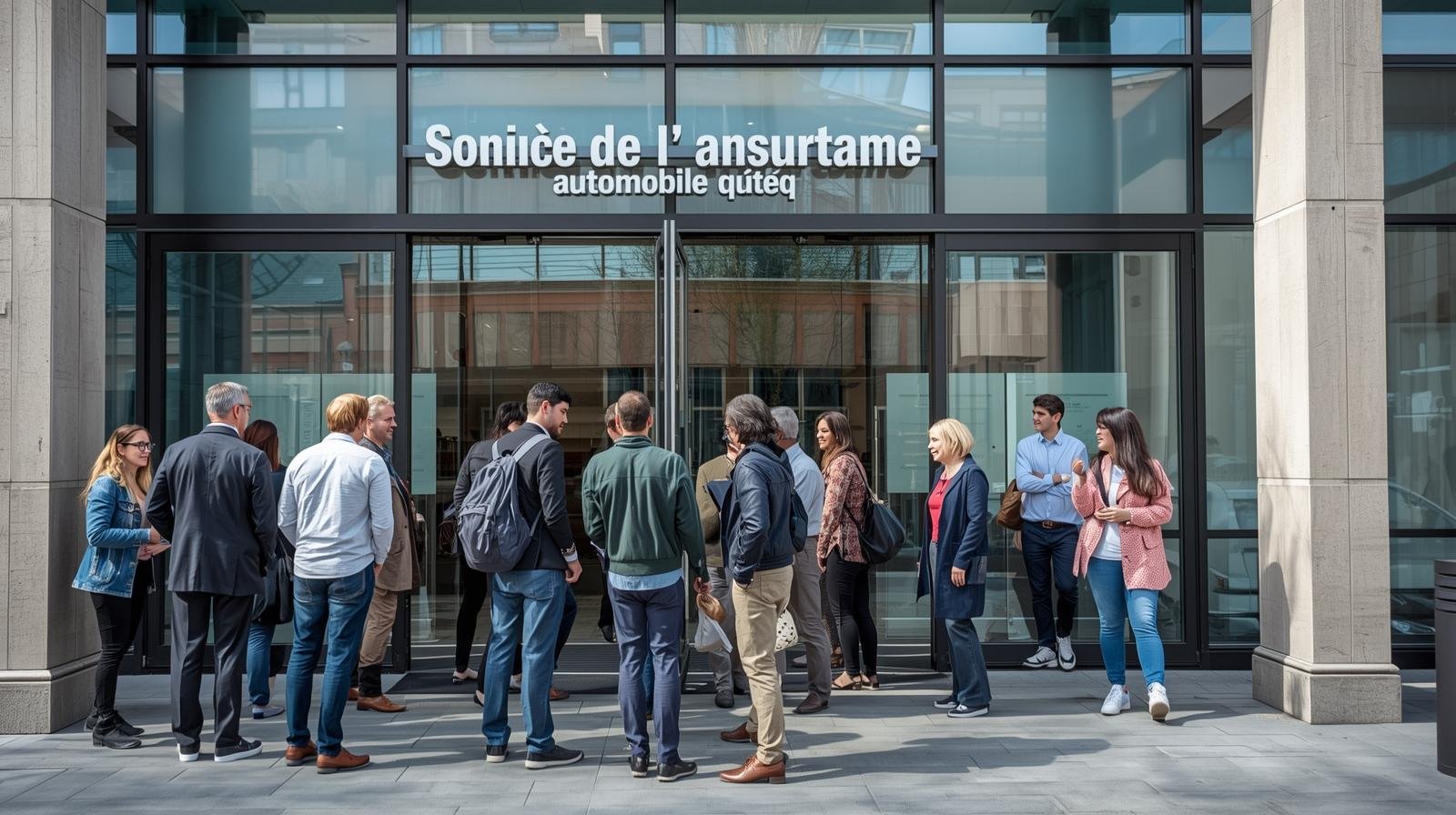 bâtiment de la société de l’assurance automobile du québec (saaq) à montréal, où les nouveaux arrivants échangent leur permis de conduire. (1)