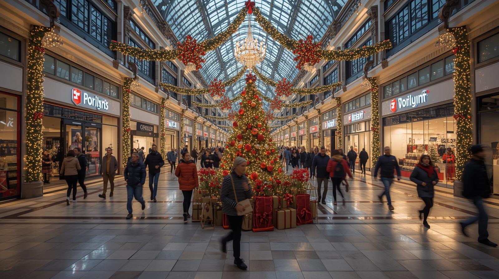 boxing day et boxing week au québec – promotions post noël dans un centre commercial