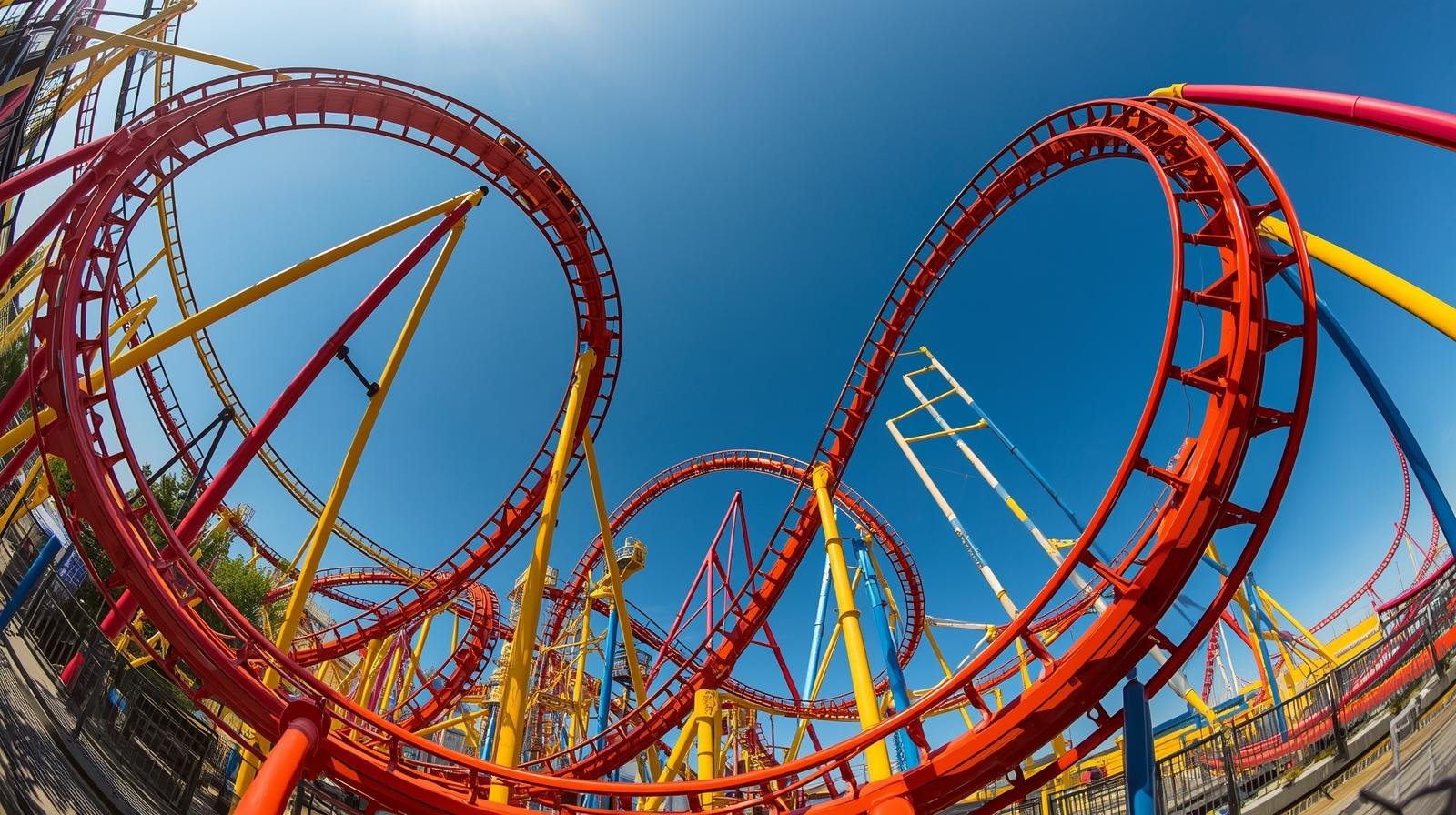 montagnes russes vertigineuses à la ronde montréal, parc d’attractions emblématique du québec