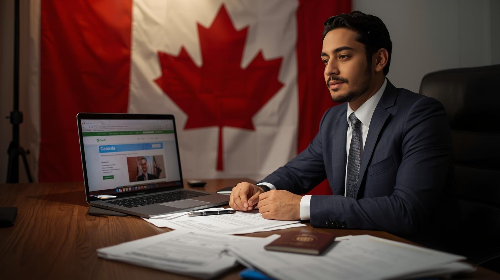 jeune marocain en train de se préparer pour immigrer au canada