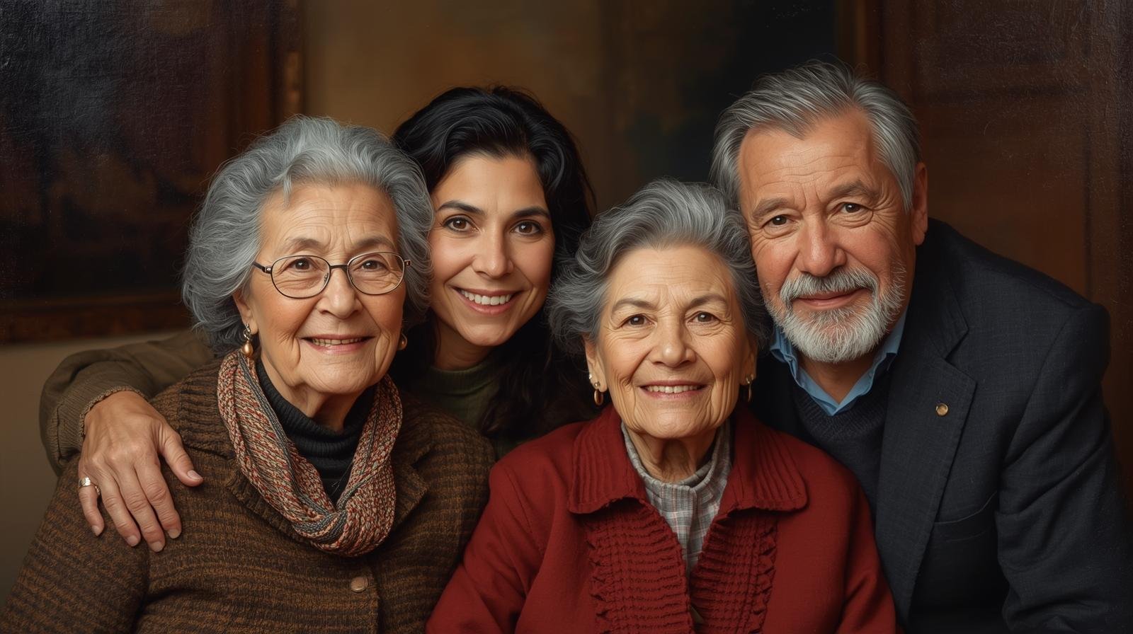 famille immigrante expérimentée et stable, symbole des atouts après 40 ans