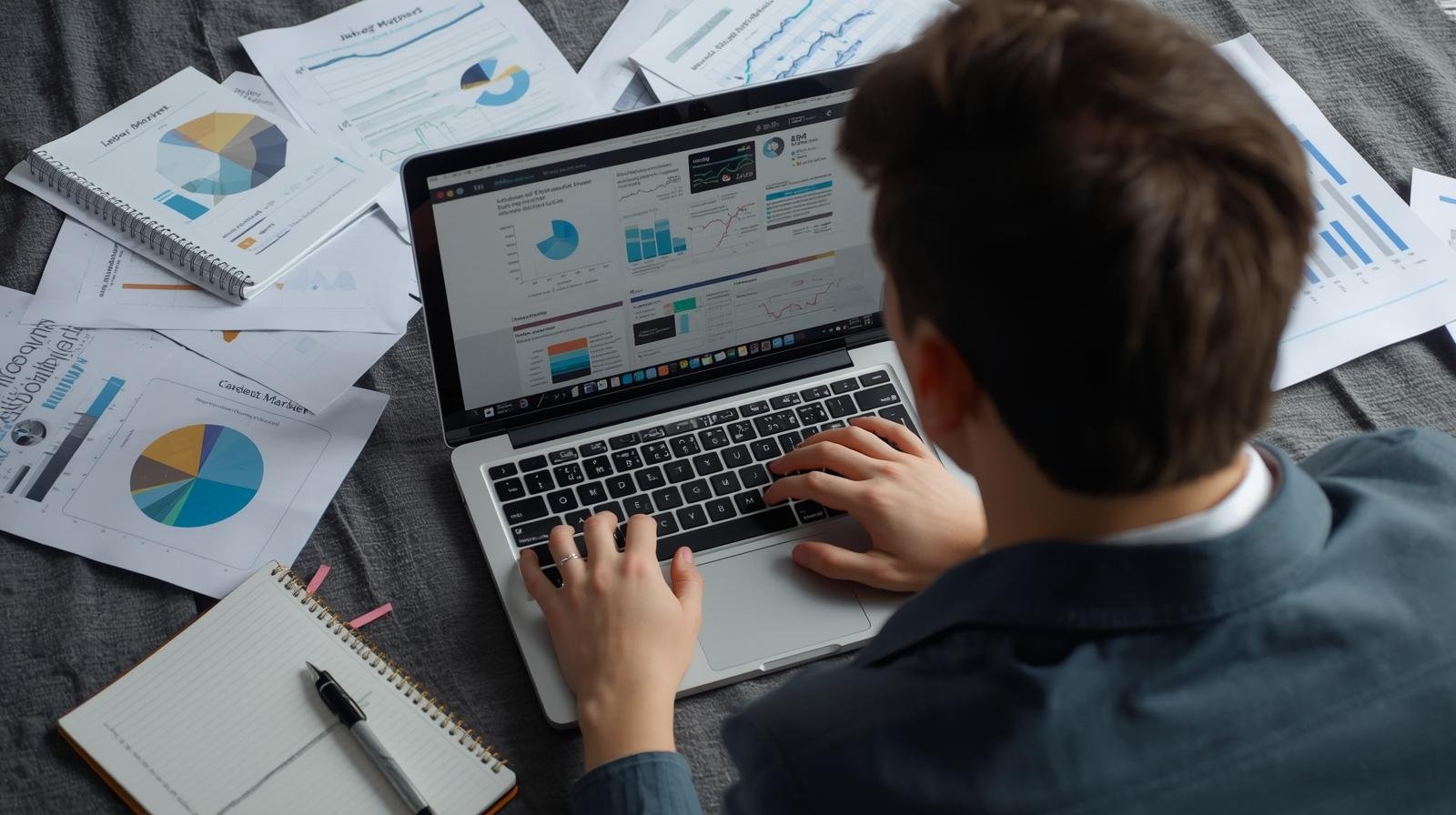 Reconversion professionnelle au Québec : pourquoi 30 ou 40 ans n’est pas trop tard une personne consulte un ordinateur portable